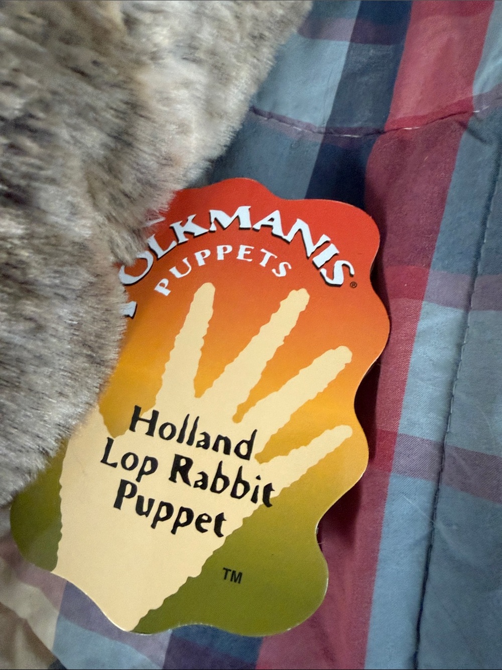 NWT Folkmanis puppet holland lop rabbit - Picture 3 of 4